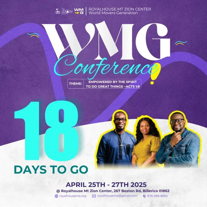 18 Days To Go countdown graphic with the hosts and guest speaker
