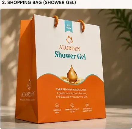 Alorden shopping bag (shower gel)