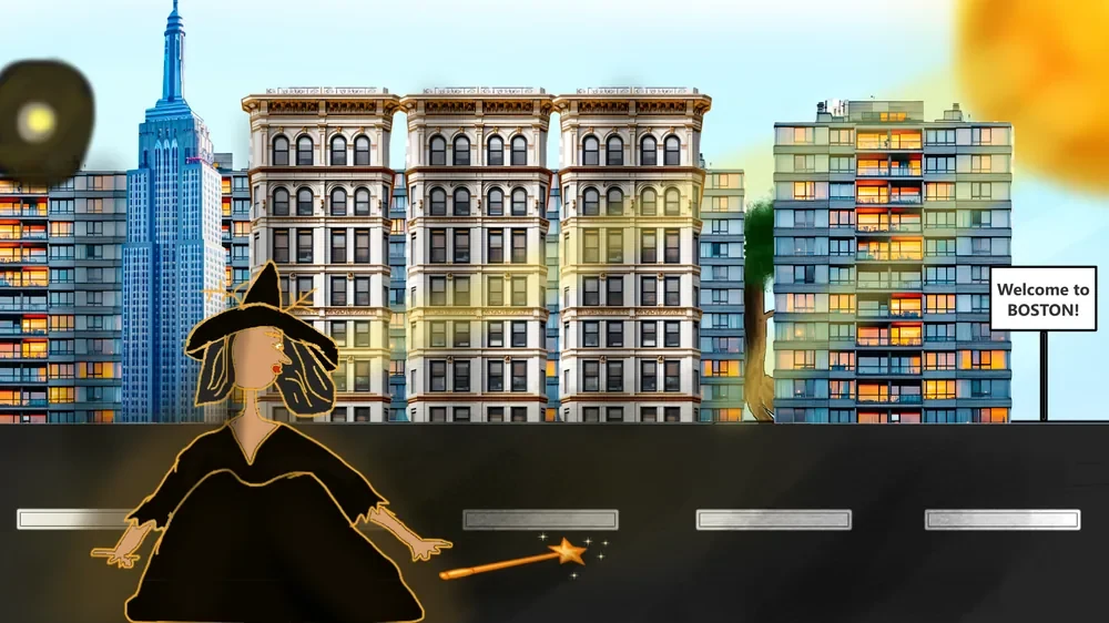 Concept art: Dropped into the city