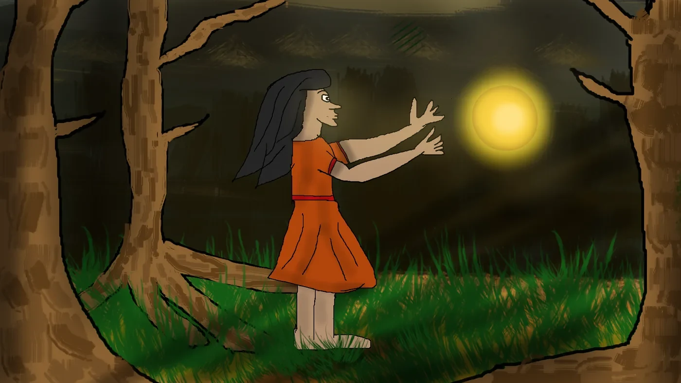Concept art: Reaching for the "firefly"