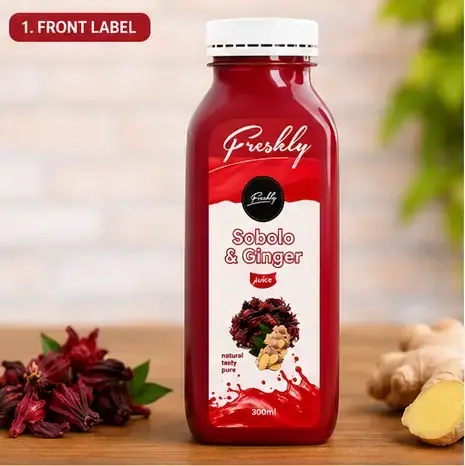 Freshly front label