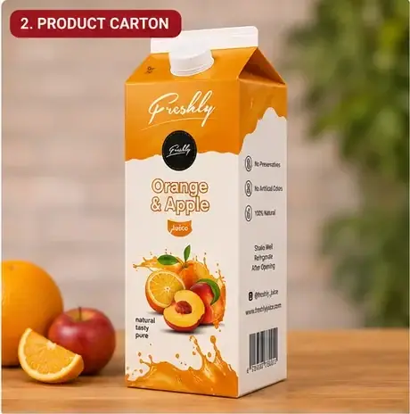Freshly product carton