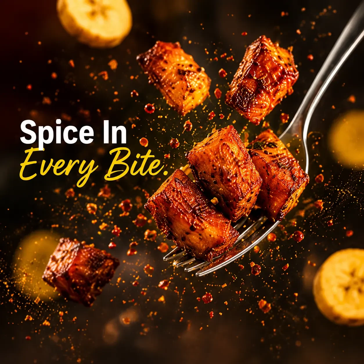 Spice In Every Bite — moody product ad