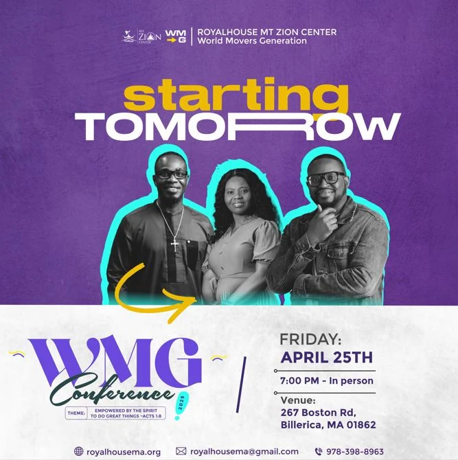 Starting Tomorrow graphic for Friday, April 25 at 7:00 PM